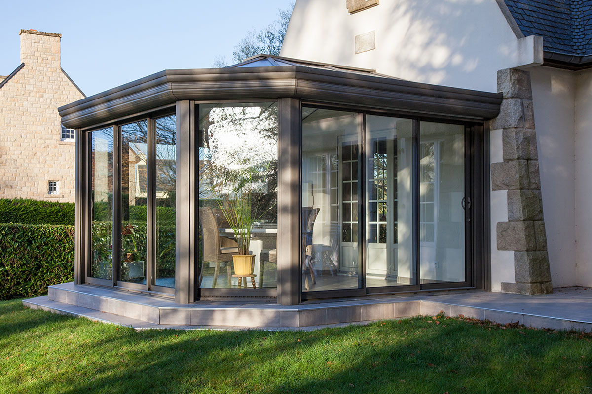 véranda aluminium près de Saint-Malo